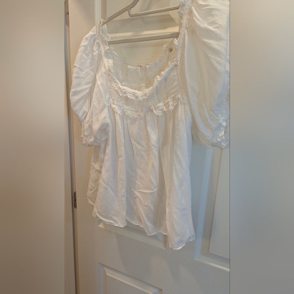 Doen Frances Women's White Top - Picture 3 of 5